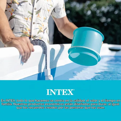 Vista 6 de Intex Deluxe Limpiador automático de superficie para piscina montado en pared - 800 GPH+