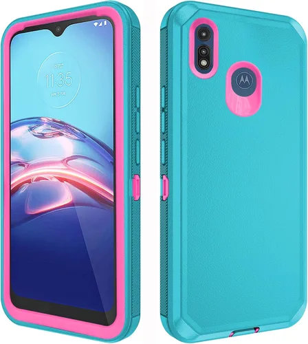 Vista 9 de Asuwish Funda de teléfono para Moto E 2020 Motorola E7 con protector de pantalla y cubierta para celda, híbrida a prueba de golpes, accesorios