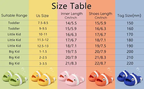 Vista 7 de Jerzmy Cute Clown Fish Cloud Slides for Boy Girl Kids Toddler, Soft Novelty Funny Animals House Slippers Non-Slip Beach Shoes for Indoor Outdoor
