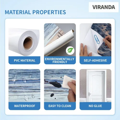 Vista 4 de Adhesivo 3D para puerta, mural para despegar y pegar, papel tapiz de bodega de vino, calcomanías autoadhesivas extraíbles de PVC, impermeable