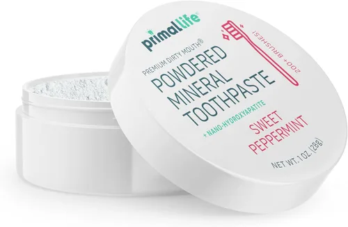 Vista 19 de Primal Life Organics - Dirty Mouth Polvo Dental, Polvo de Limpieza Dental, Aceites Esenciales Saborizados con Caolín Natural y Arcilla de Bentonita