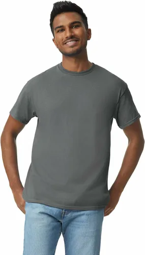Vista 40 de Gildan Camiseta de algodón pesado para adultos, estilo G5000, paquete múltiple Gris ceniza (paquete de 2)