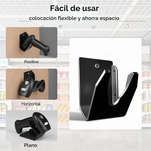 Vista 3 de VACINV Soporte universal para escáner de código de barras, soporte de Stand-A