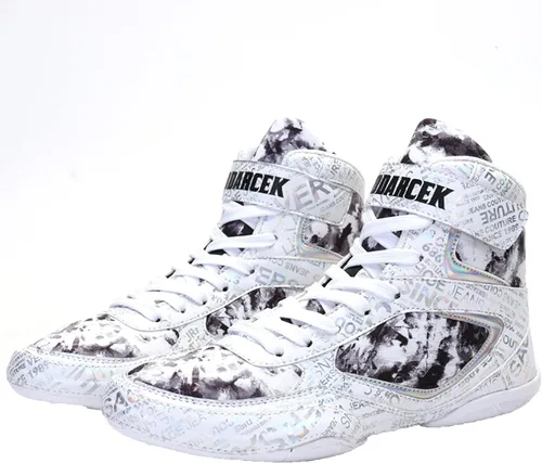 Vista 2 de UKUBAG Zapatos de lucha libre para hombre, calzado de boxeo antideslizante, transpirable, zapatos de levantamiento de pesas, zapatos casuales