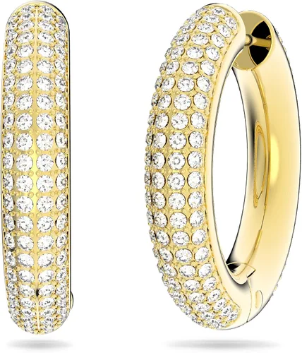 Vista 2 de Swarovski Colección de joyas de pendientes de aro con pavé de cristal Dextera