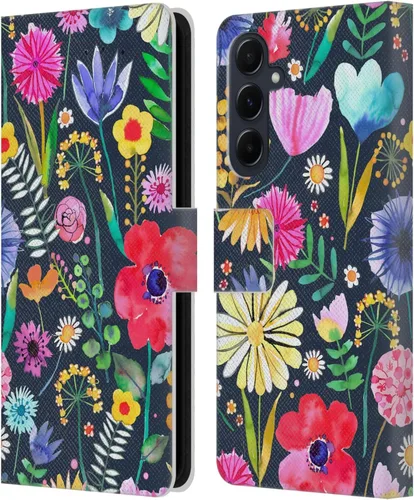 Vista 275 de Head Case Designs Officially Licensed Ninola Butterfly Nature Spring Floral Leather Wallet Case Compatible with Samsung Galaxy A07 4G