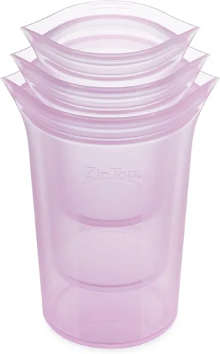 Vista 25 de Zip Top - Contenedores reutilizables de silicón 100 % platino