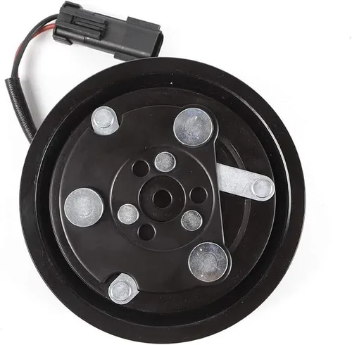 Vista 4 de Kit de embrague de compresor de CA para cubo de bobina de polea (7 poleas de ranura, rodamiento, bobina, placa) se adapta a 1996-2002 para Dodge RAM