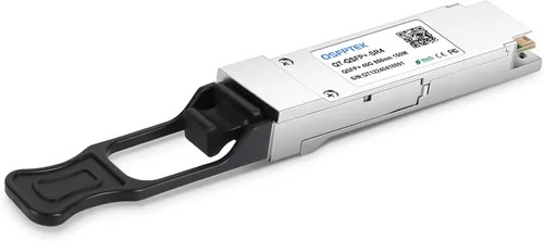Vista 28 de QSFPTEK Módulo óptico del transmisor-receptor de 100GBASE-SR4 QSFP28 850nm el 328.1 ft compatible para QSFP-100G-SR4-S