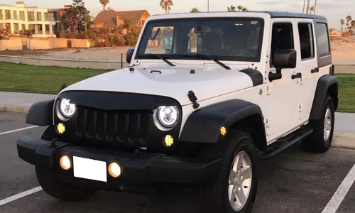 Vista 8 de iJDMTOY - Kit de luces LED frontales para guardabarros con lente transparente y ámbar, focos laterales completos, compatible con Jeep 2007-2017