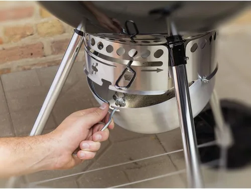 Vista 4 de Weber Original Kettle Premium - Parrilla de carbón, 22 pulgadas, color negro