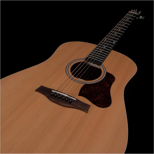 Vista 9 de Seagull S6 Original DREADNOUGHT Guitarra acústica, diapasón de palisandro, SEMI-Gloss personalizado