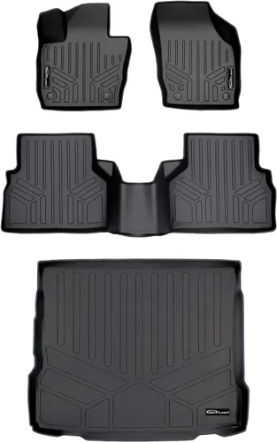 Vista 10 de MAXLINER Juego de alfombrillas de piso y forros de primera fila para Audi A4 / S4 Sedan / A4 Allroad 2017-2025