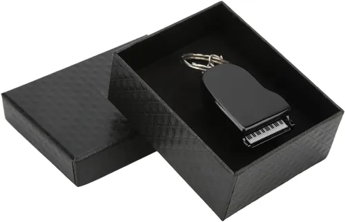 Vista 6 de TOPINCN Aspecto lindo pequeño exquisito mini piano notas musicales coche llavero bolsa colgantes, llavero de piano chaveiro piano, Predeterminado
