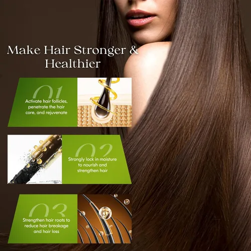 Vista 2 de GREEONIL Aceite de batana para el crecimiento del cabello, 100 % puro, prensado en frío, tratamiento orgánico para el cabello y cuero cabelludo
