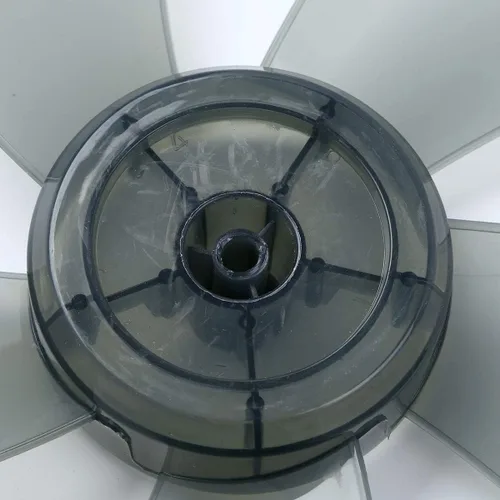 Vista 4 de dPois Repuesto de cuchilla de ventilador de plástico con cubierta de tuerca para ventilador de pie universal, ventilador de mesa, accesorios Gris 5