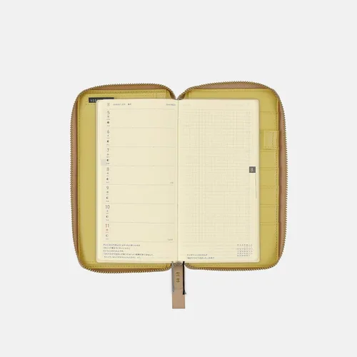 Vista 4 de Hobonichi Techo Weeks - Minä Perhonen solo cubierta de ringo Tamaño de la cama