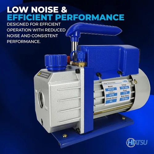 Vista 6 de Hiatsu Bomba de vacío de 4 CFM para sistema de aire acondicionado - Bomba de vacío HVAC - Bomba de vacío de aire acondicionado automotriz de 1/4 HP