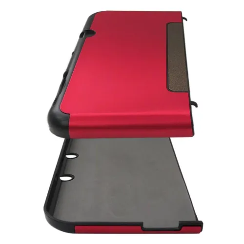Vista 9 de Funda protectora rígida para Nintendo 3DS LL XL 2015 versión, controlador protector de piel cubierta contra peligros y arañazos cotidianos - rojo
