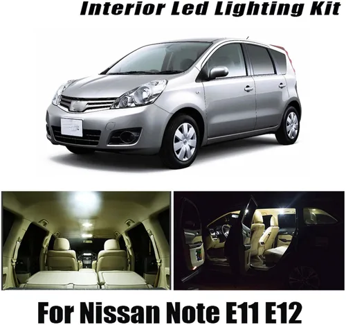 Vista 2 de Kit de luces LED para maletero de automóvil, para Nissan Note E11 E12 2006-2017 2018 2019 accesorios de iluminación de coche