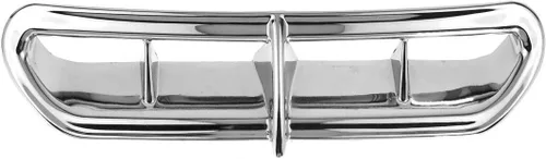Vista 4 de Cromo Batwing exterior Slipstream Vent cubierta carenado ajuste acento compatible con Harley Touring Street Glide 2014 2015 2016 2017