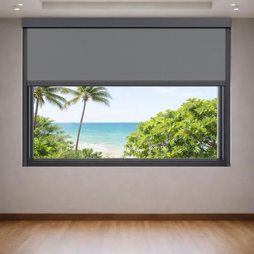 Vista 15 de ZSHINE Persianas enrollables motorizadas para patio al aire libre