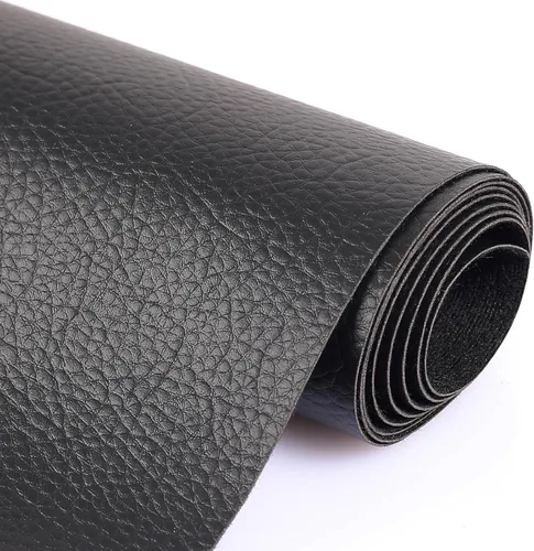 Vista 12 de Tela de Tapicería de Vinilo de Cuero Sintético por Yarda 55" de Ancho Material de Cuero Sintético Suave en Láminas para Muebles Marino Manualidades