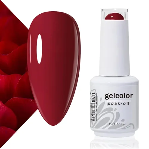 Vista 14 de Arte Clavo Pearlescent Nude Gel Nail Polish 15ml - HEMA Free Soak off UV LED Nail Gel for Manicure, DIY Nail Art, Home Salon Use 11029