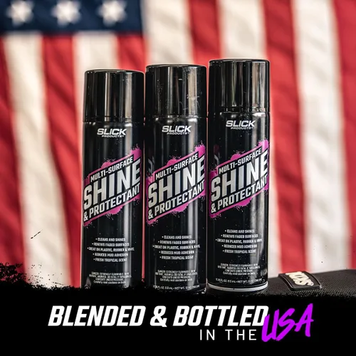 Vista 9 de Slick Products - Capa protectora Shine & Protectant para plásticos, vinilo, goma, fibra de vidrio y más Brilla, limpia, protege y renueva