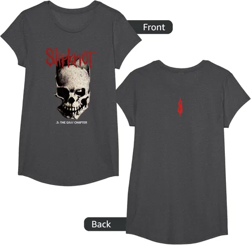 Vista 125 de Slipknot Tribal Calavera playera, niños 12, Rojo