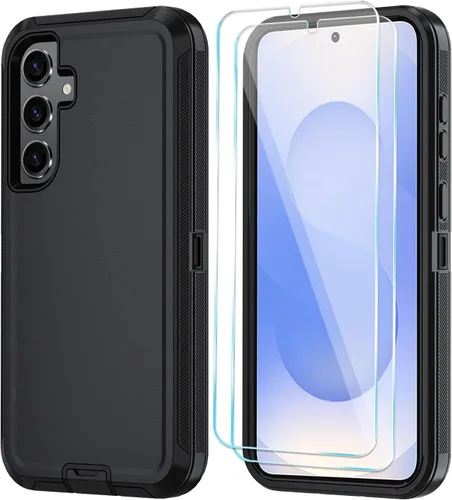 Vista 21 de ONOLA Funda para Samsung Galaxy S24+ / Funda S24 Plus con protector de pantalla HD [No es compatible con S24 / S24 Ultra], Funda de teléfono Vino