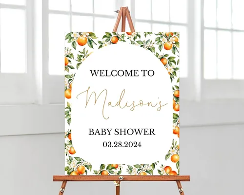 Vista 16 de Editable Boy Elephant Baby Shower Welcome Sign, Blue Elephant Baby Shower Sign, Baby Shower Signs, Welcome Baby Shower Sign, Blue Floral Elephant