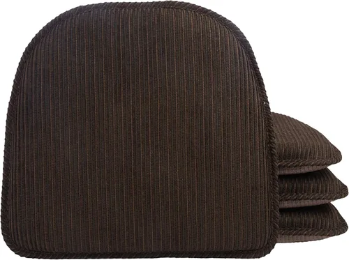 Vista 136 de Klear Vu Raindrop The Gripper - Cojines antideslizantes para silla, suaves y cómodos, almohadillas para asiento, almohadón para cocina, comedor u
