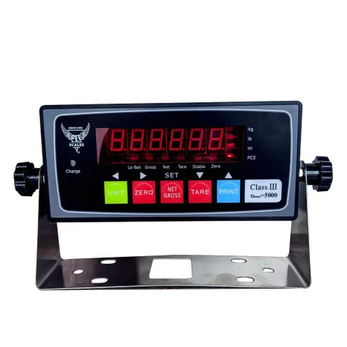 Vista 2 de Báscula de suelo industrial, 1000 LB/0.5LB (24x24) con indicador NETP