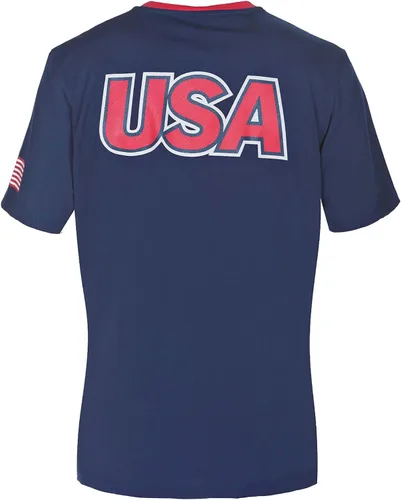 Vista 4 de ARENA Camiseta unisex del equipo nacional de natación oficial estándar de EE. UU