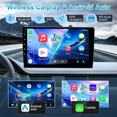 Vista 4 de Radio de actualización 5G para Ford F150 F-150 2009-2014 con CarPlay Android Auto, pantalla táctil IPS de 9 pulgadas, reproductor de radio de coche