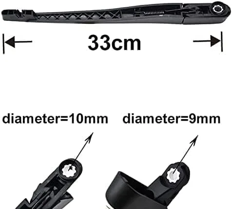 Vista 4 de Car rear windshield wiper blade wiper arm,for Opel for Zafira B MK2 2005-2014,Windscreen Wiper Assembly Replacement