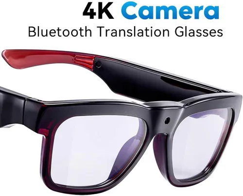 Vista 6 de OHO - Lentes inteligentes ultraligeros 4K, chat AI y traducción en tiempo real, compatible con aplicaciones OHO, grabación mientras se carga, lente