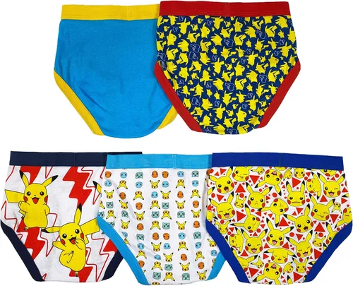 Vista 2 de Pokemon Multipacks de ropa interior para niños, Pokemon Paquete de 5 calzoncillos