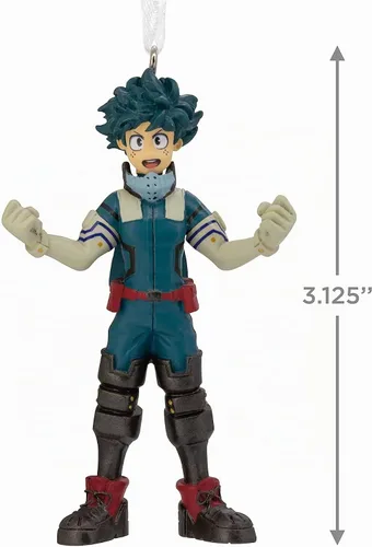 Vista 4 de Hallmark My Hero Academia Izuku Midoriya - Adorno navideño