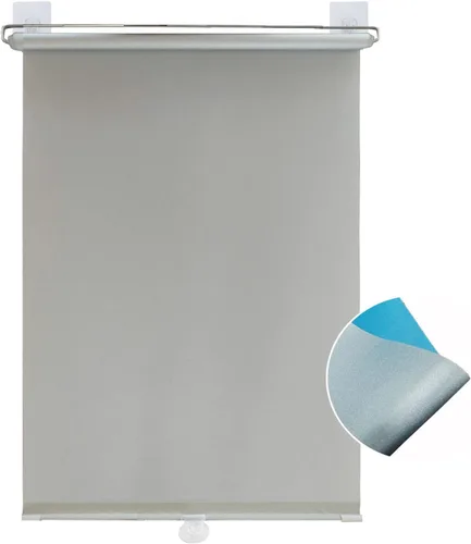 Vista 40 de Persianas inalámbricas con ventosas, persianas opacas para cubrir ventanas, persianas enrollables retráctiles, cortinas de automóvil sin Negro
