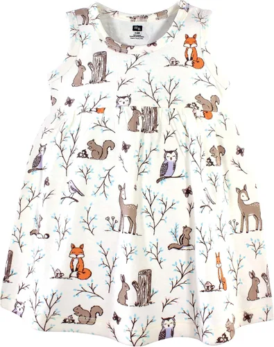 Vista 4 de Hudson Baby - Conjunto de vestido y cárdigan de algodón para niña
