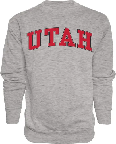 Vista 9 de Blue 84 NCAA para hombre Sudadera de cuello redondo con nombre de equipo jaspeado en color oscuro