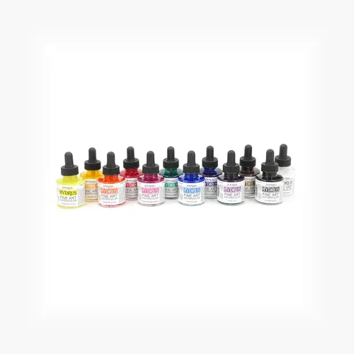 Vista 4 de Dr. Ph. Martin Botellas de acuarela para bellas artes Hydrus, de 1.0 oz, Juego de 12 (Juego 1)