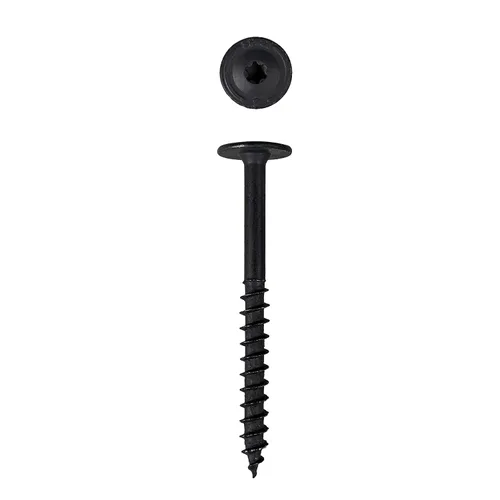 Vista 29 de SPAX Tornillos de retraso de madera estructural con cabezal de arandela exterior de 1/4" x 2-1/2", broca Torx T-Star (50 EA) incluida, resistente a