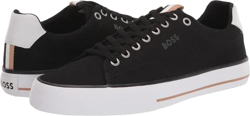 Vista 7 de BOSS Tenis de lona con cordones para hombre