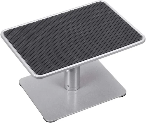 Vista 4 de Monoprice Soporte elevador universal para monitor, eleva monitores de 4.6 a 6.5 pulgadas, acabado plateado, colección Workstream
