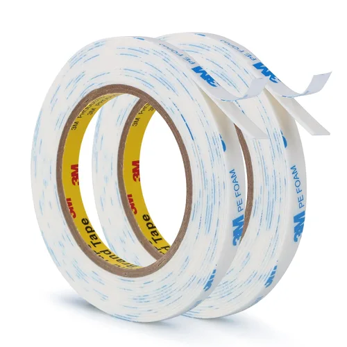 Vista 10 de 3M Cinta de espuma de doble cara de 0.39 pulgadas x 20 pies, extraíble, sin daños, cinta de pared de doble cara, cinta de montaje de espuma