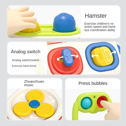 Vista 6 de Cubo de Actividades para Niños Pequeños de 1 Año, Juguetes Montessori para 1 Año - Regalos Ideales para Niños y Niñas de 1 Año - Juguetes de Viaje