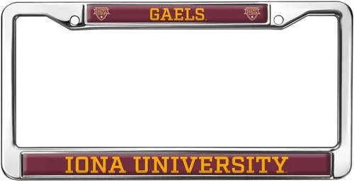 Vista 236 de Texas A&M University - Texarkana Mascot - Marco de metal estándar para placa de matrícula de tamaño completo